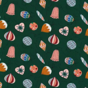 100% Cotton Ornaments from Warm & Cozy by MK Surface
