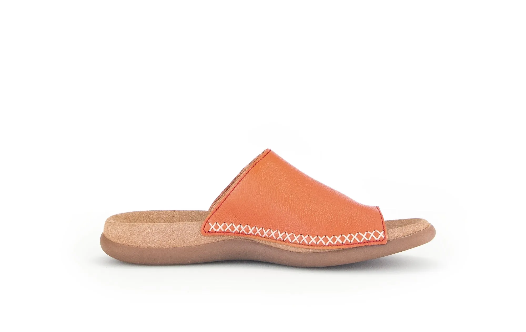 '43.700.23' women's slide toe sandal - orange