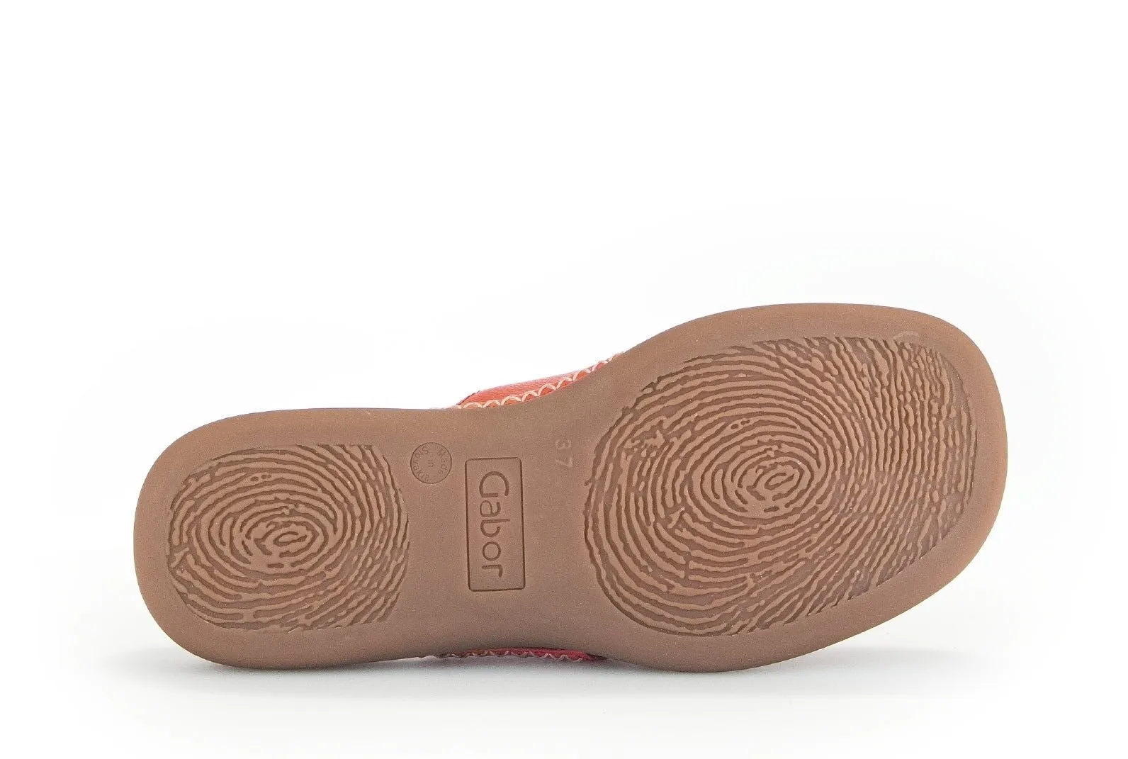 '43.700.23' women's slide toe sandal - orange