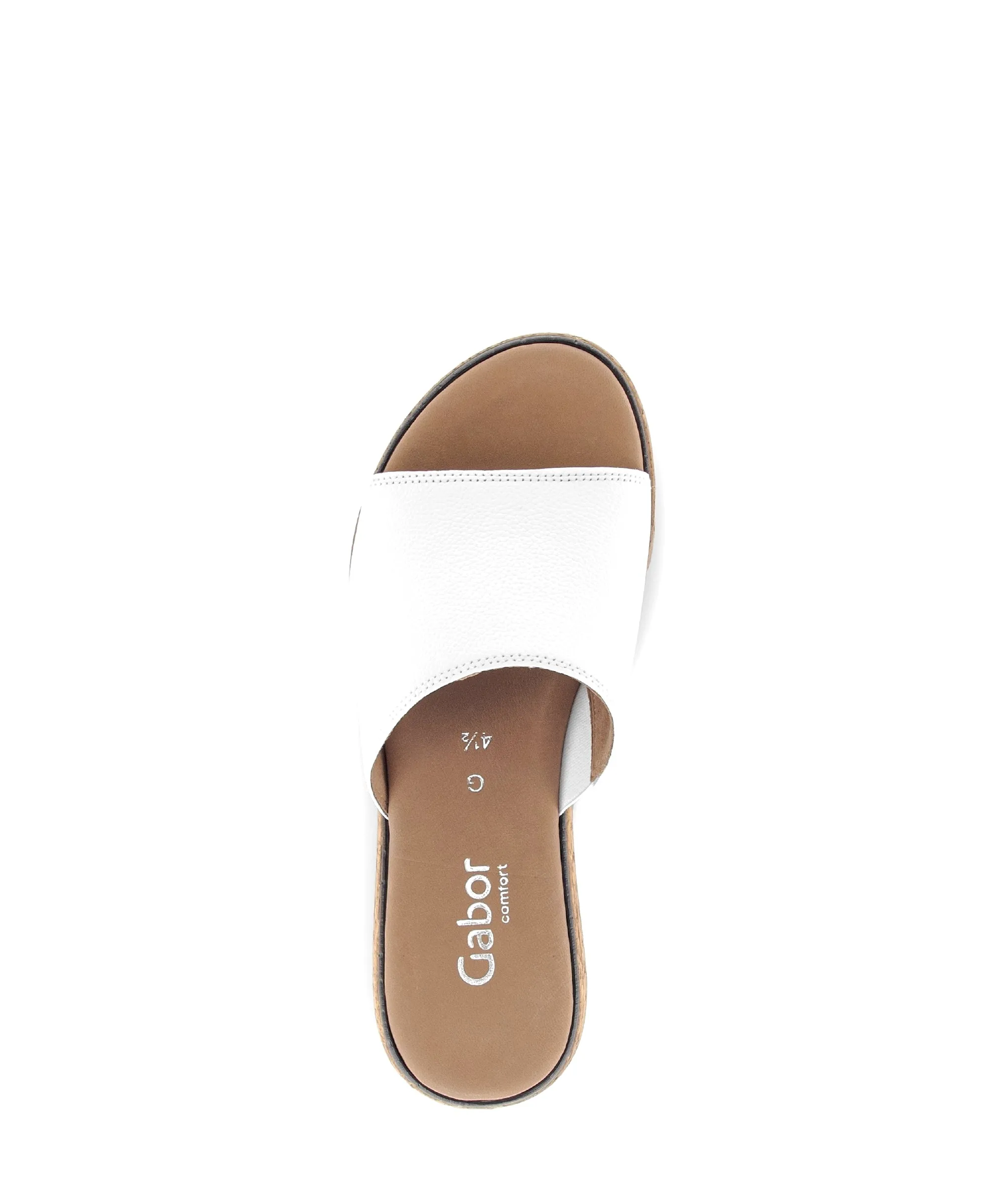 '62.820.50' women's slide sandal - white