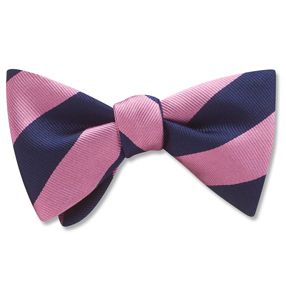 Academy Pink/Navy - Dog Bow Ties