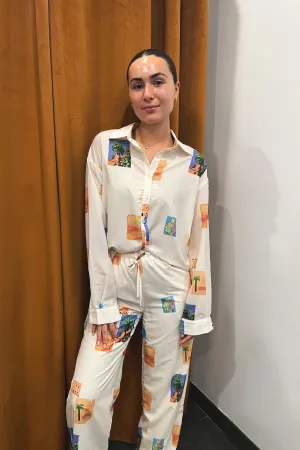 beach scenes pants