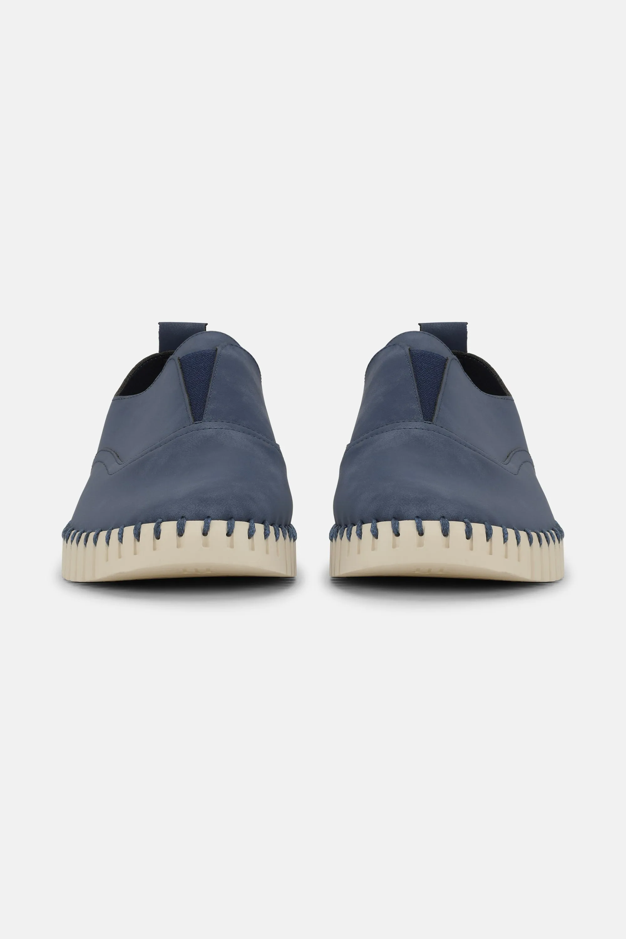 Bequeme Herrenschuhe - Blue Greyness Pearled Ivory