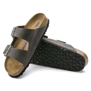Birkenstock Arizona Iron Oiled Leather Soft Footbed