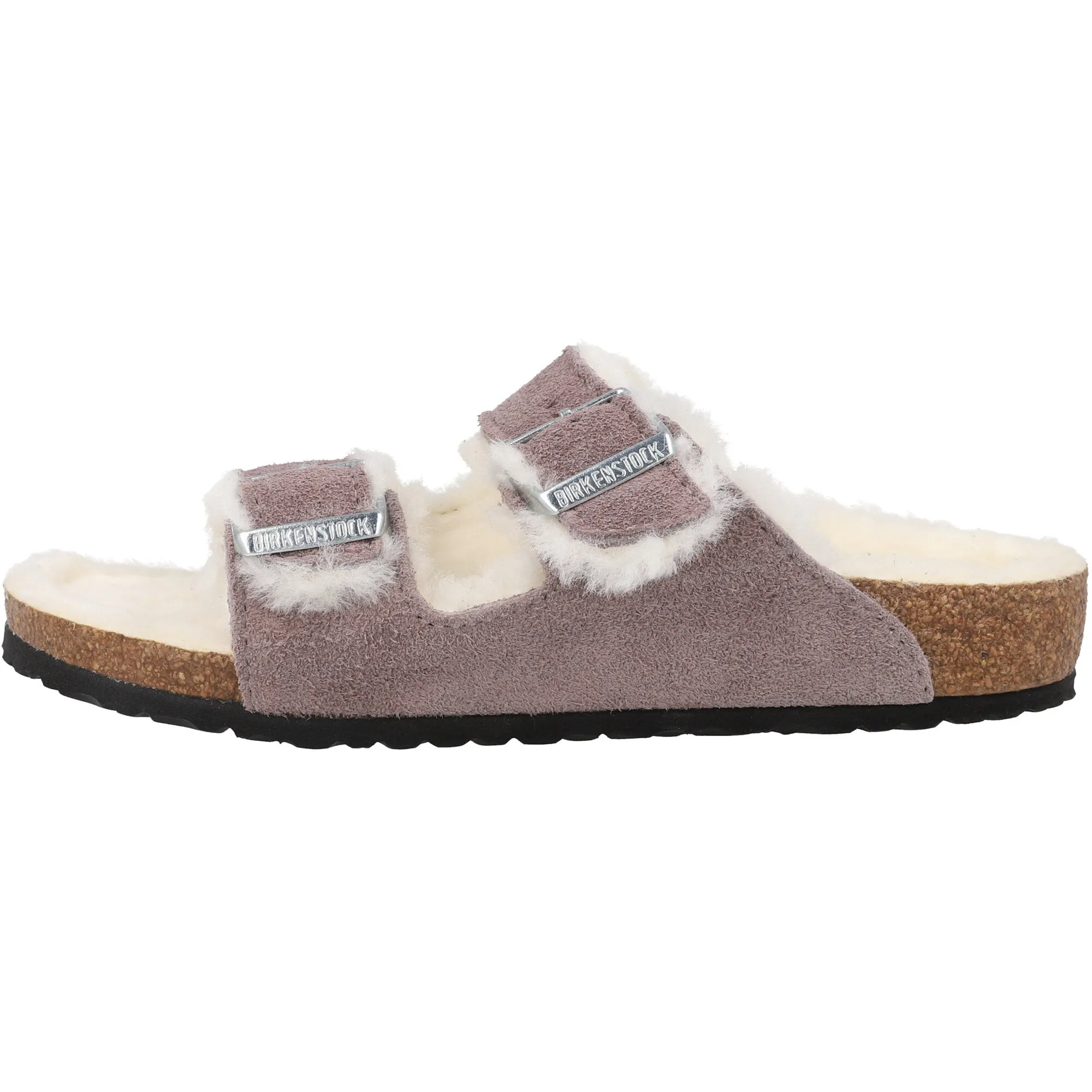 Birkenstock Arizona Shearling Kids Sandals Faded Purple