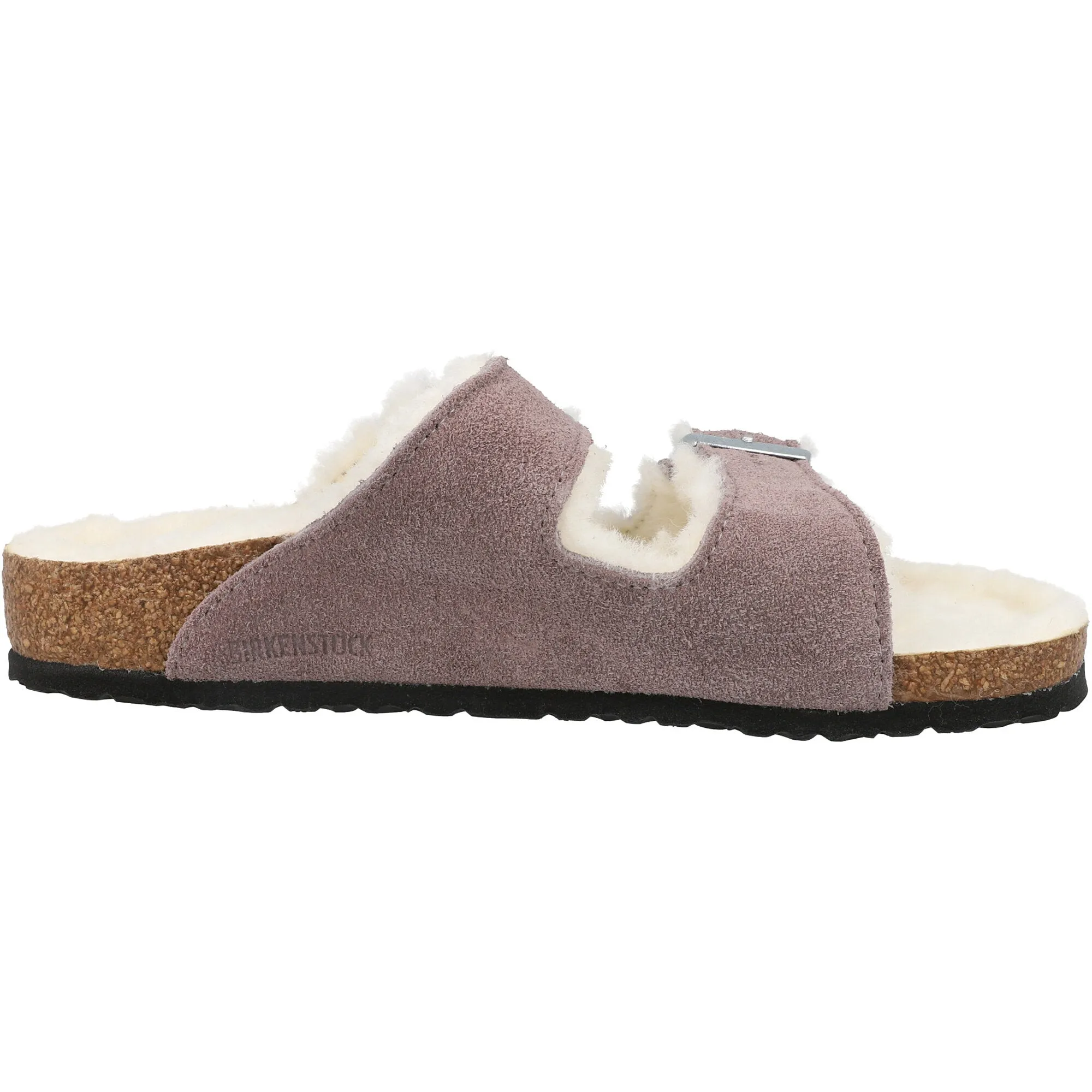 Birkenstock Arizona Shearling Kids Sandals Faded Purple