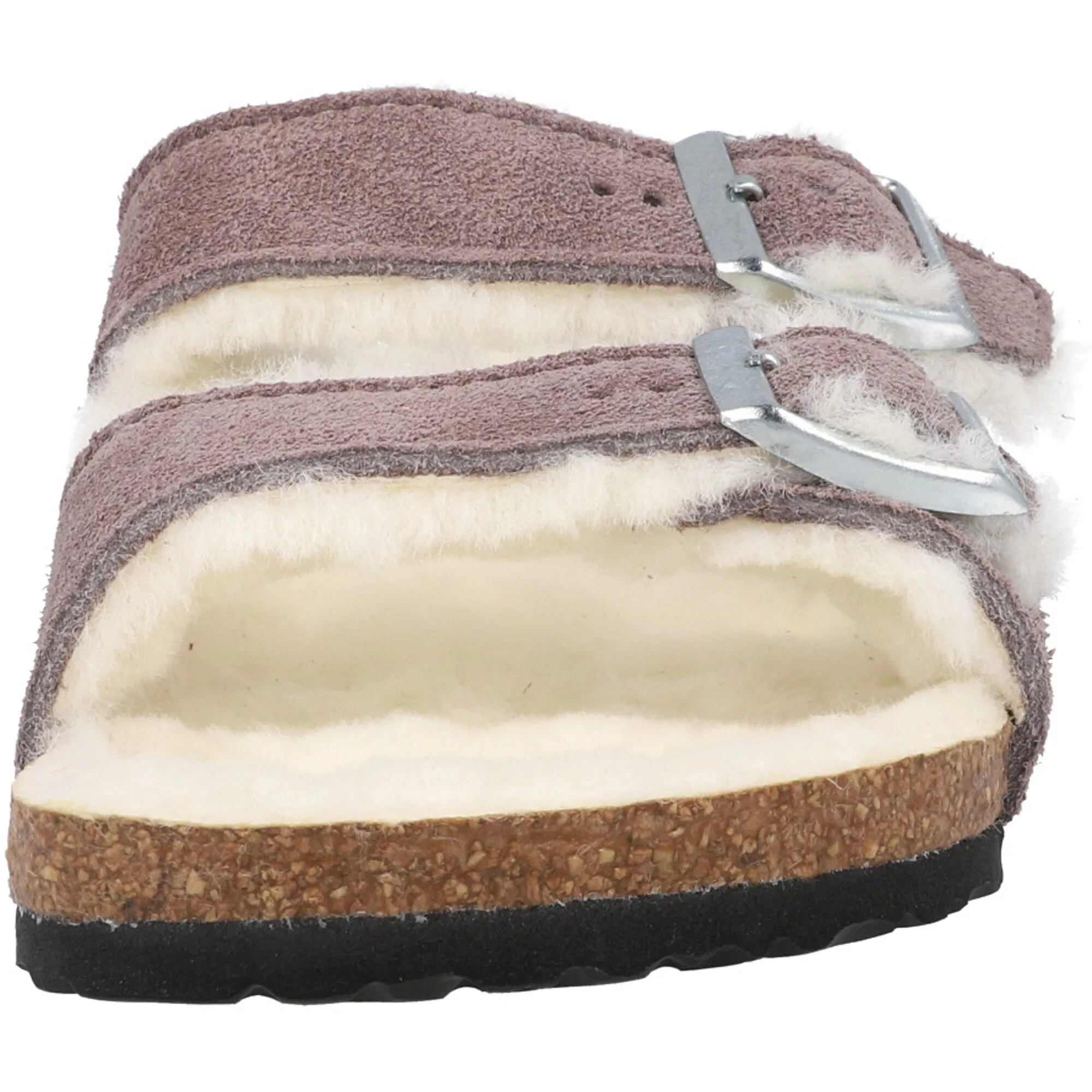 Birkenstock Arizona Shearling Kids Sandals Faded Purple