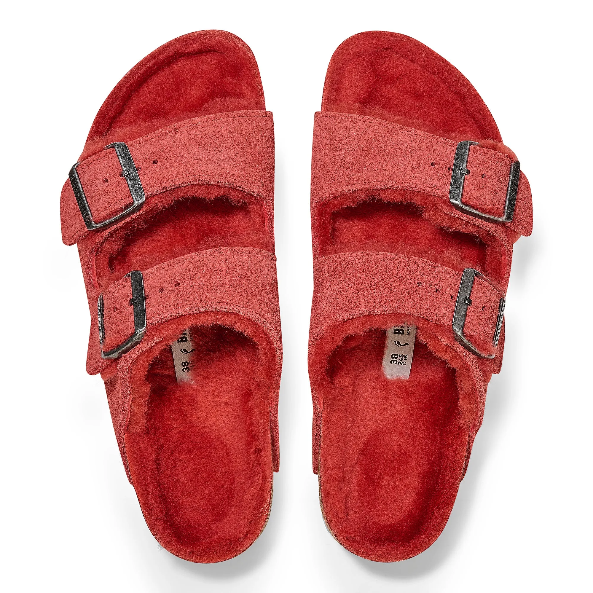 Birkenstock Arizona Shearling mars red suede/mars red shearling