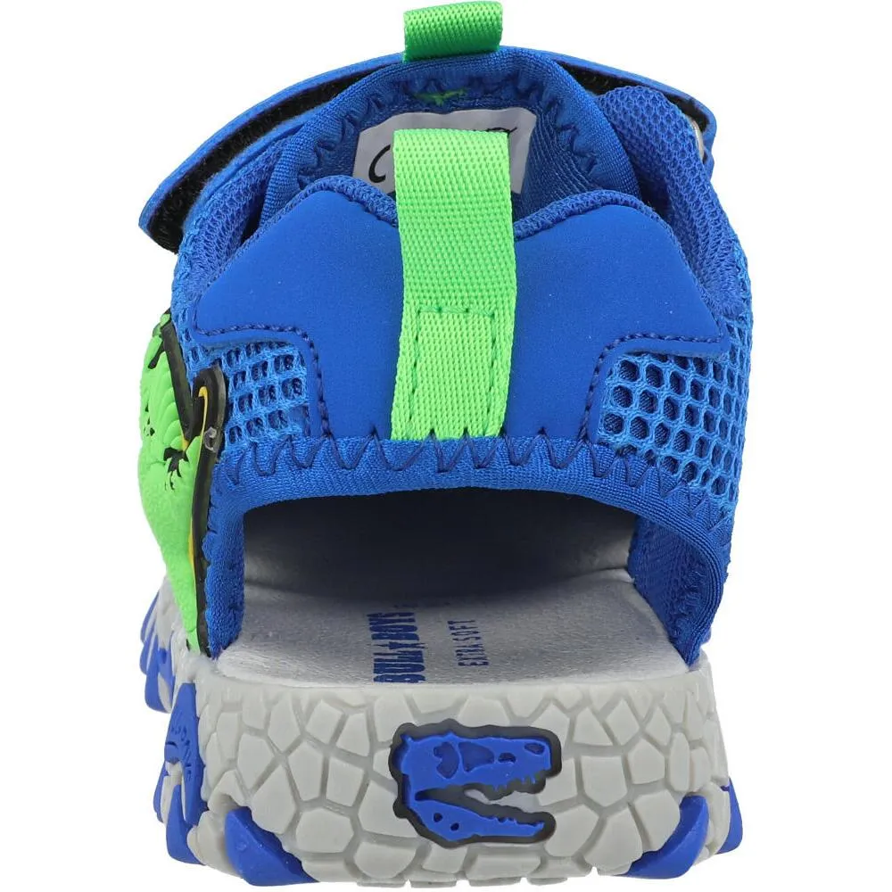 Bull Boys Spinosaurus Lights Royal Blue Sandals