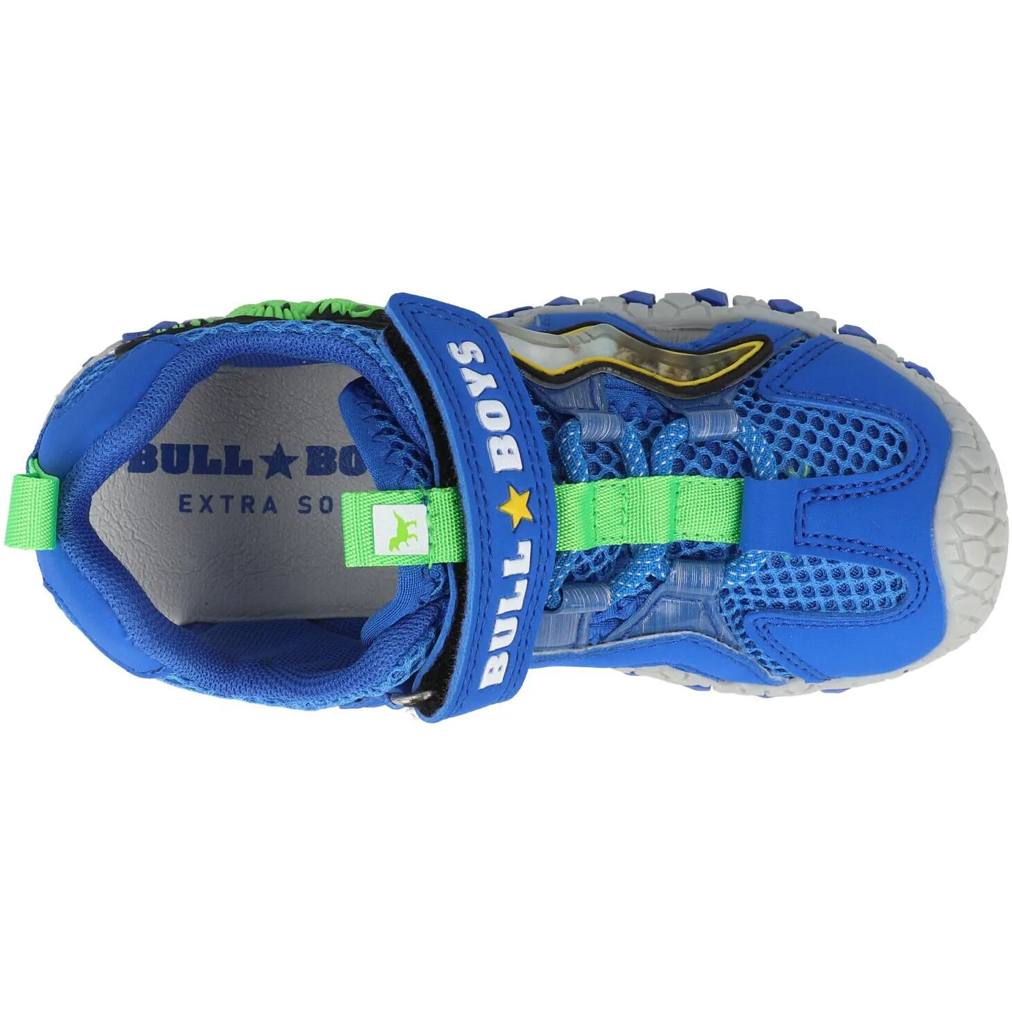 Bull Boys Spinosaurus Lights Royal Blue Sandals