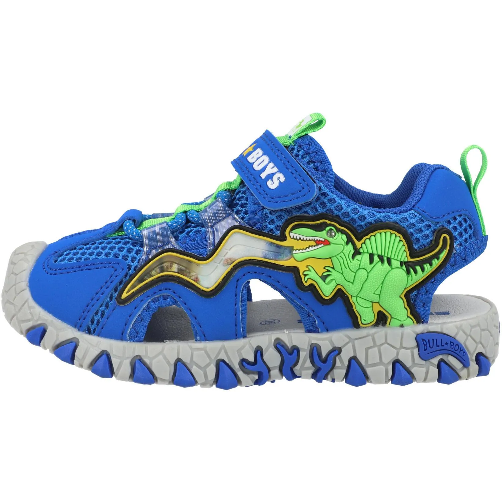 Bull Boys Spinosaurus Lights Royal Blue Sandals