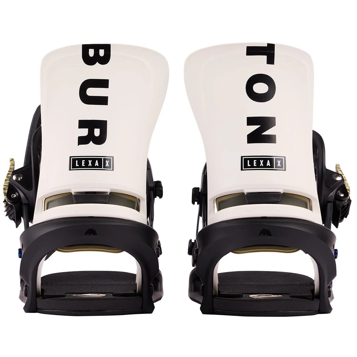 Burton Lexa X Womens Snowboard Bindings Black / Stout White / Logo