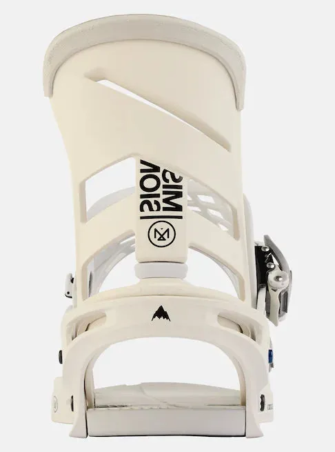 Burton Mission Snowboard Bindings Mens Stout White