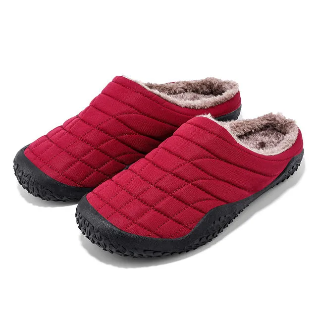 Casual Slippers Velvet Keep Warm Slip-on