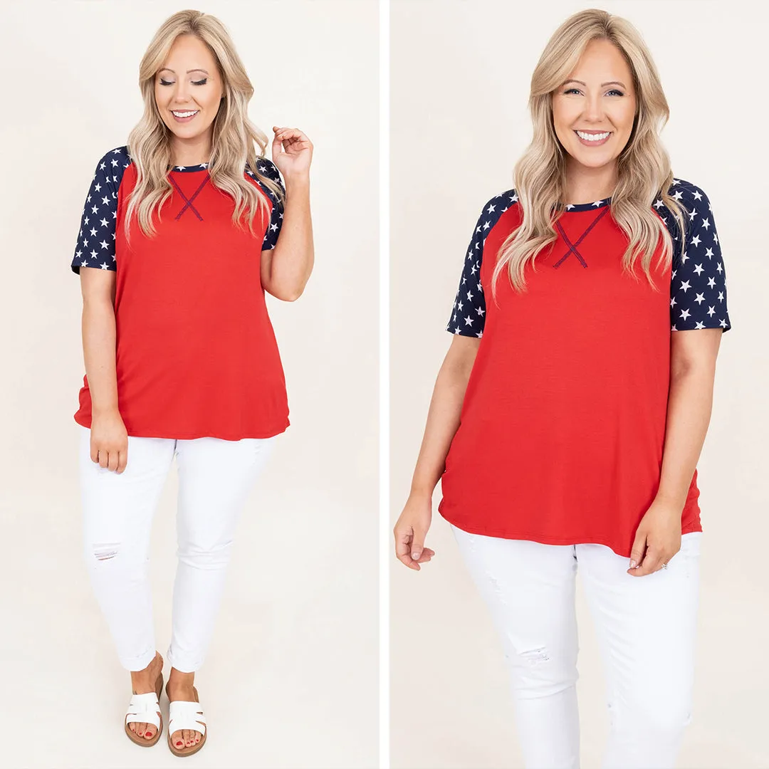 Celebration Moments Top, Red