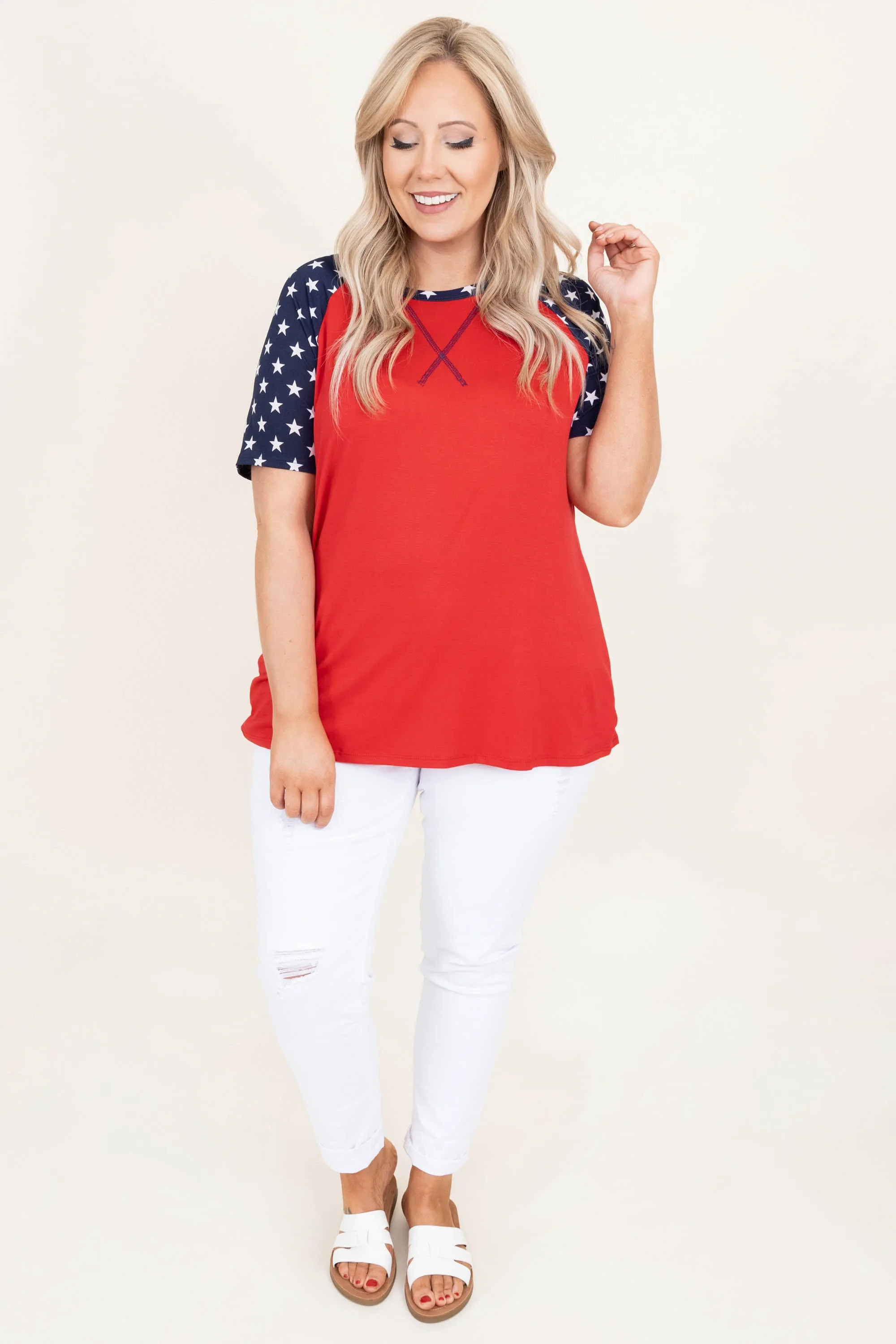 Celebration Moments Top, Red
