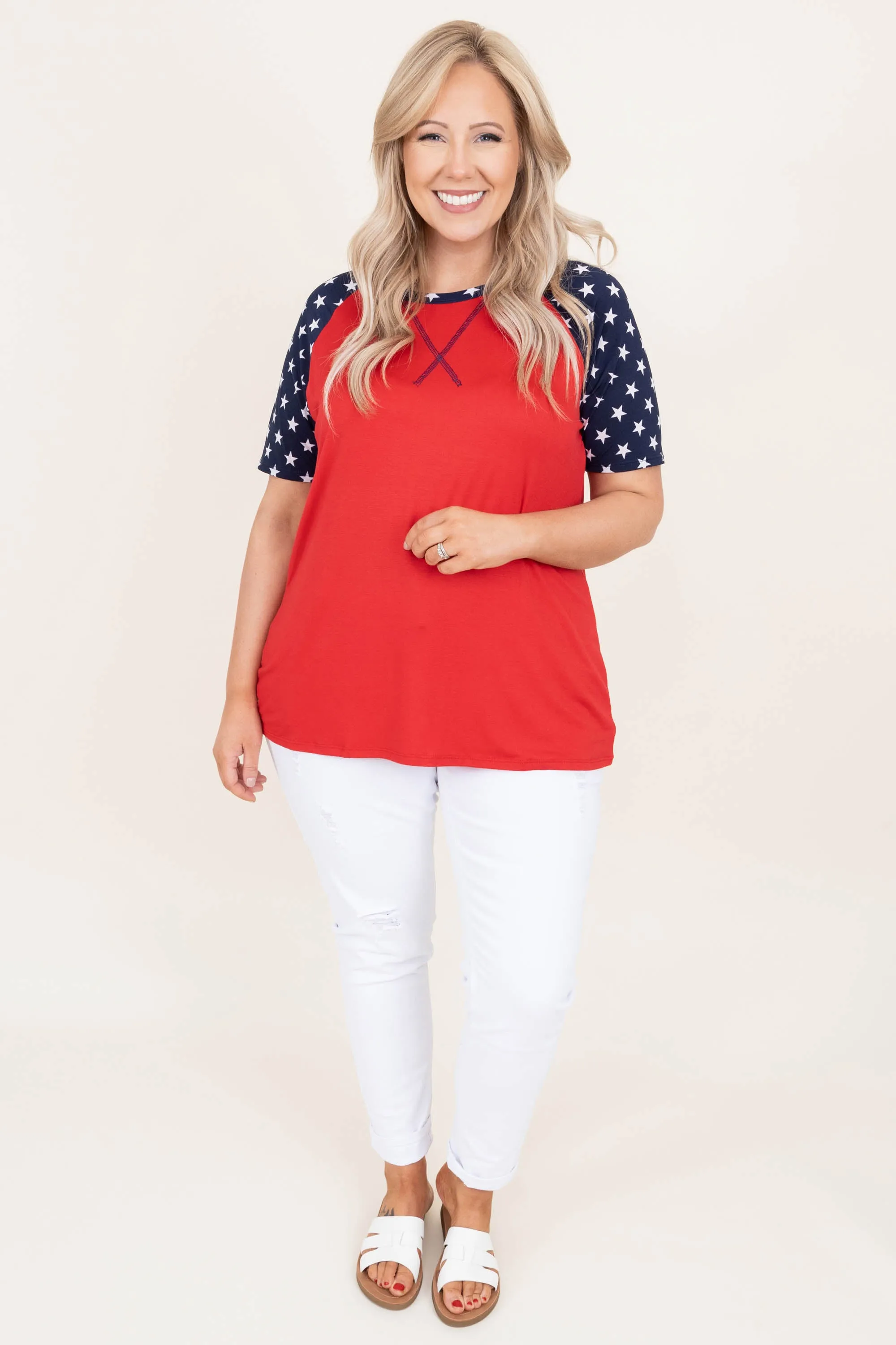 Celebration Moments Top, Red