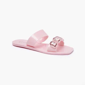 Clear Embellished Chappal