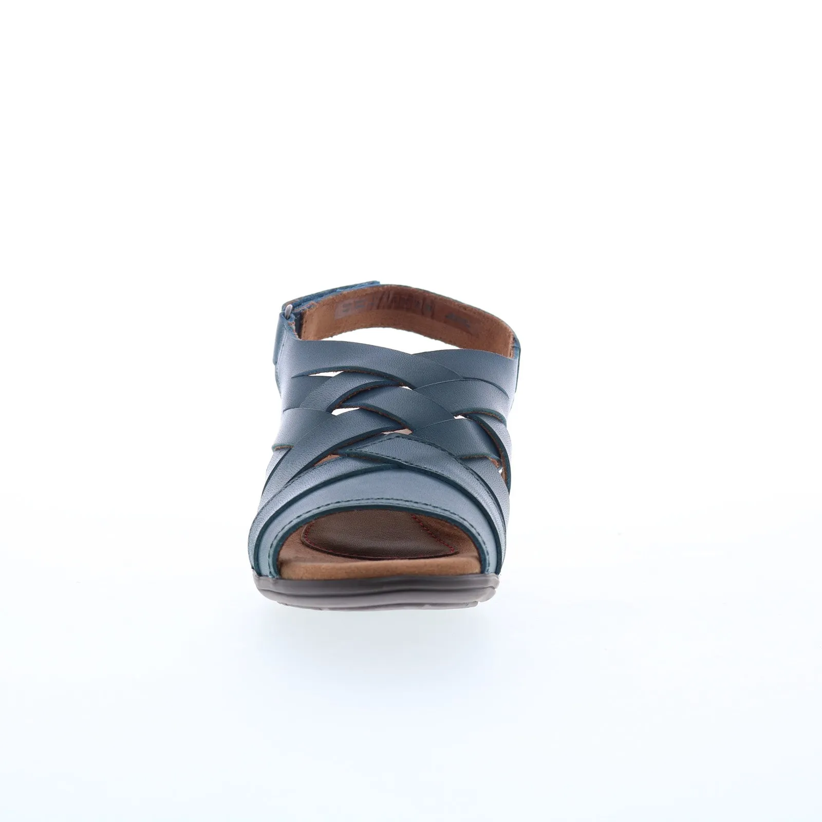Cobb Hill Laurel Woven Sandal CJ0929 Womens Blue Slingback Sandals Shoes