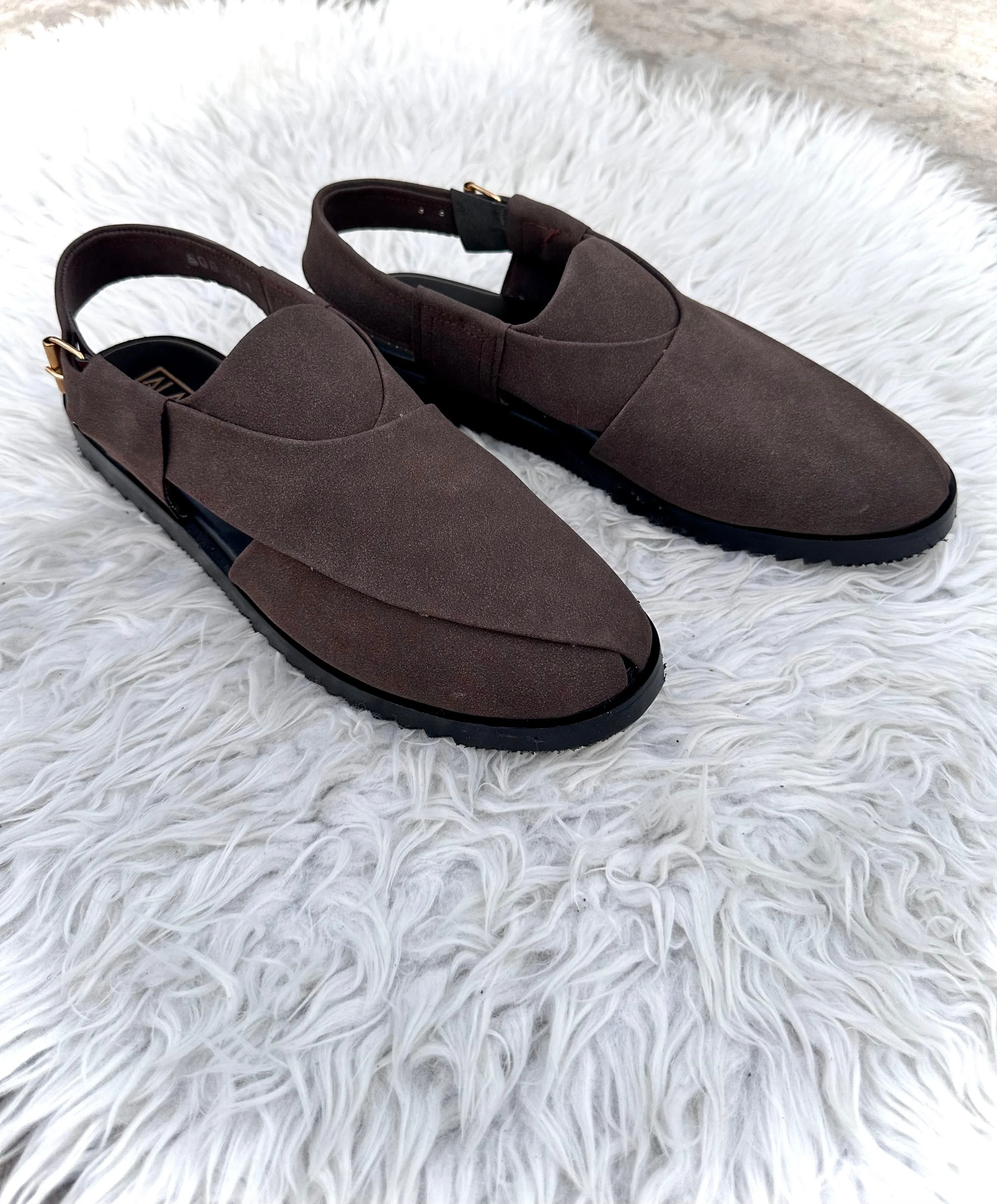 Coffee suede Peshawari
