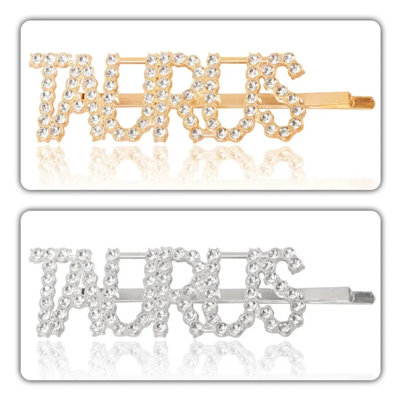 Combo Of 2 Taurus Golden Silver Hairclip