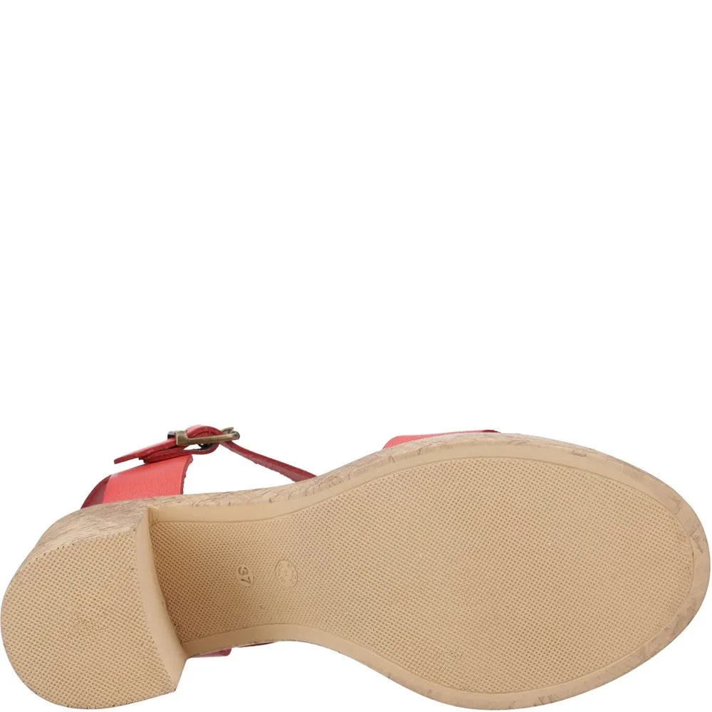 Coral Georgia Cork Sandals