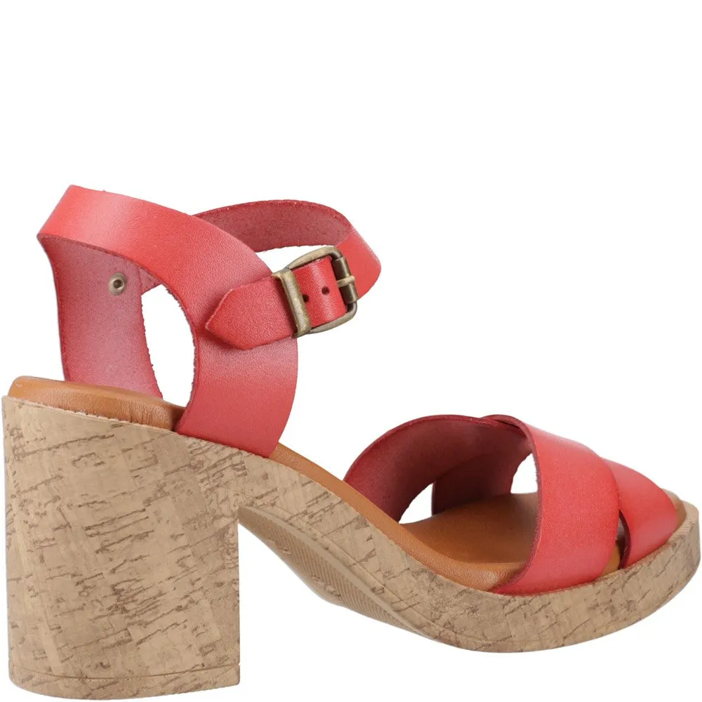 Coral Georgia Cork Sandals