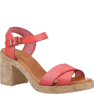Coral Georgia Cork Sandals