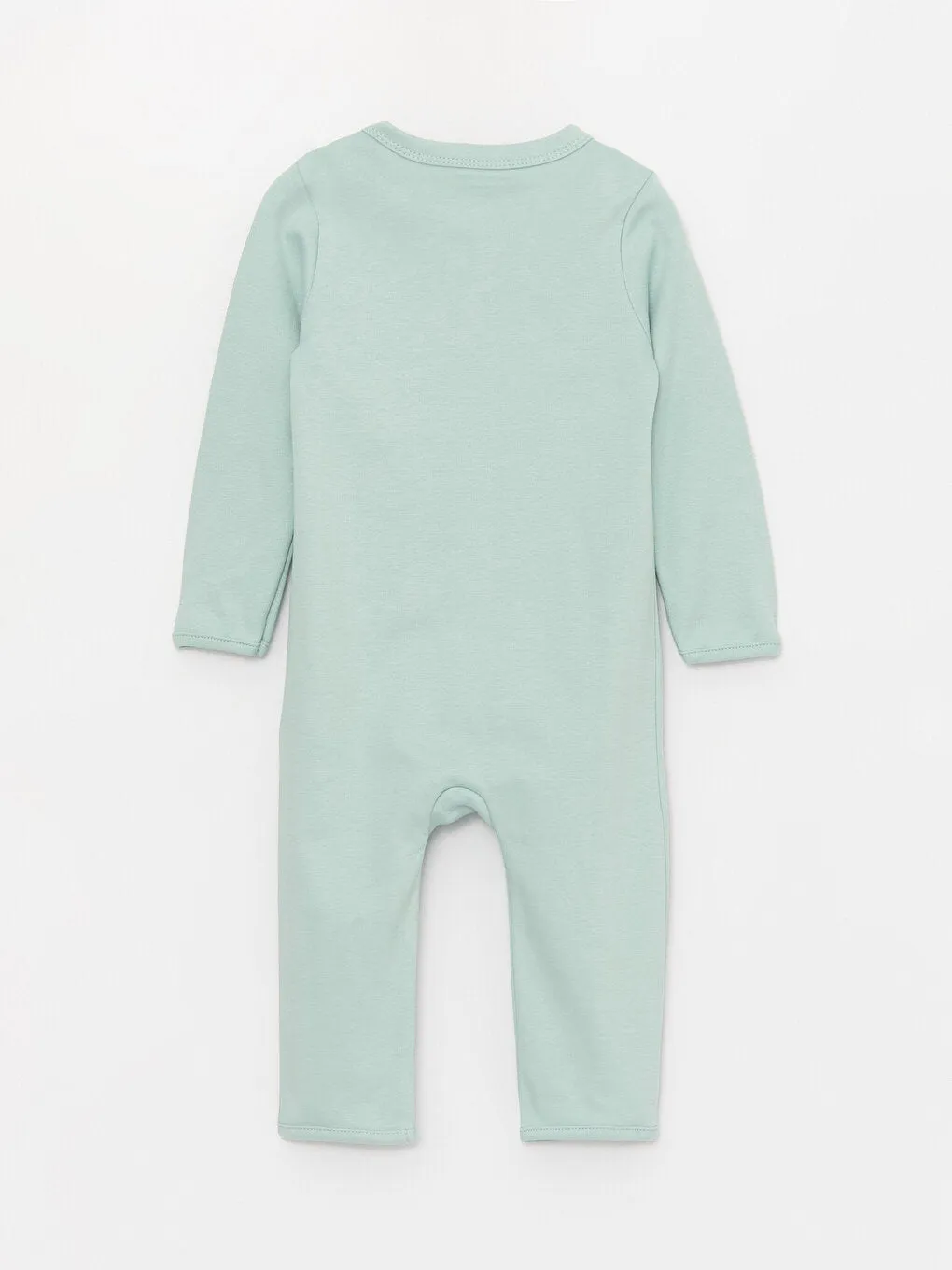 Crew Neck Long Sleeve Baby Girl Jumpsuit 2-pack