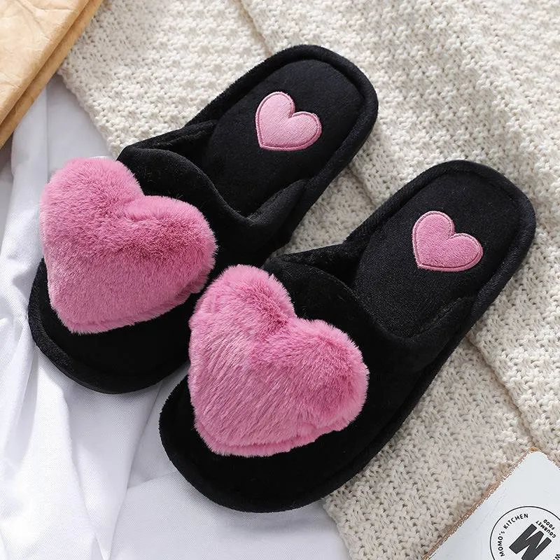 Fall in Love with Every Step: Cute Love Slippers