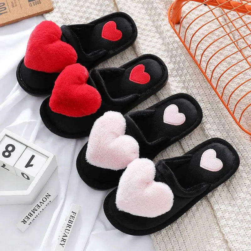 Fall in Love with Every Step: Cute Love Slippers