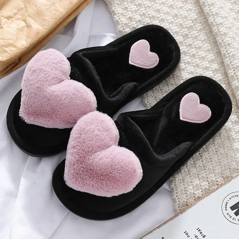Fall in Love with Every Step: Cute Love Slippers