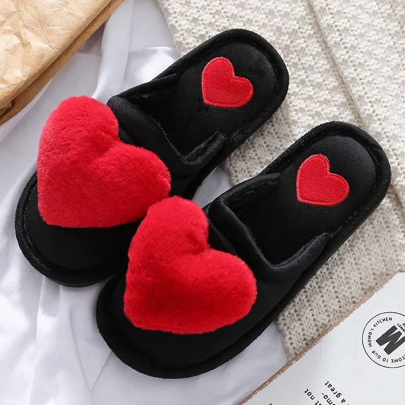 Fall in Love with Every Step: Cute Love Slippers