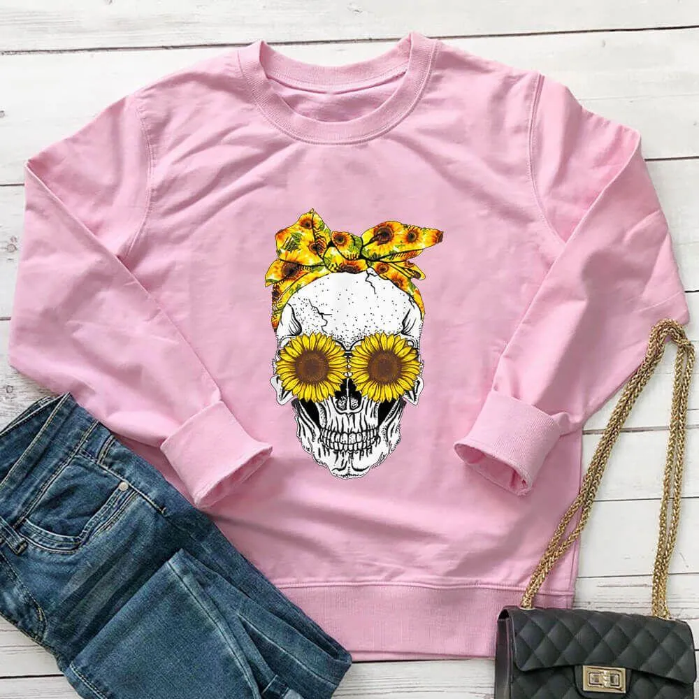 Graphic long Sleeve Shirts Chrysanthemum