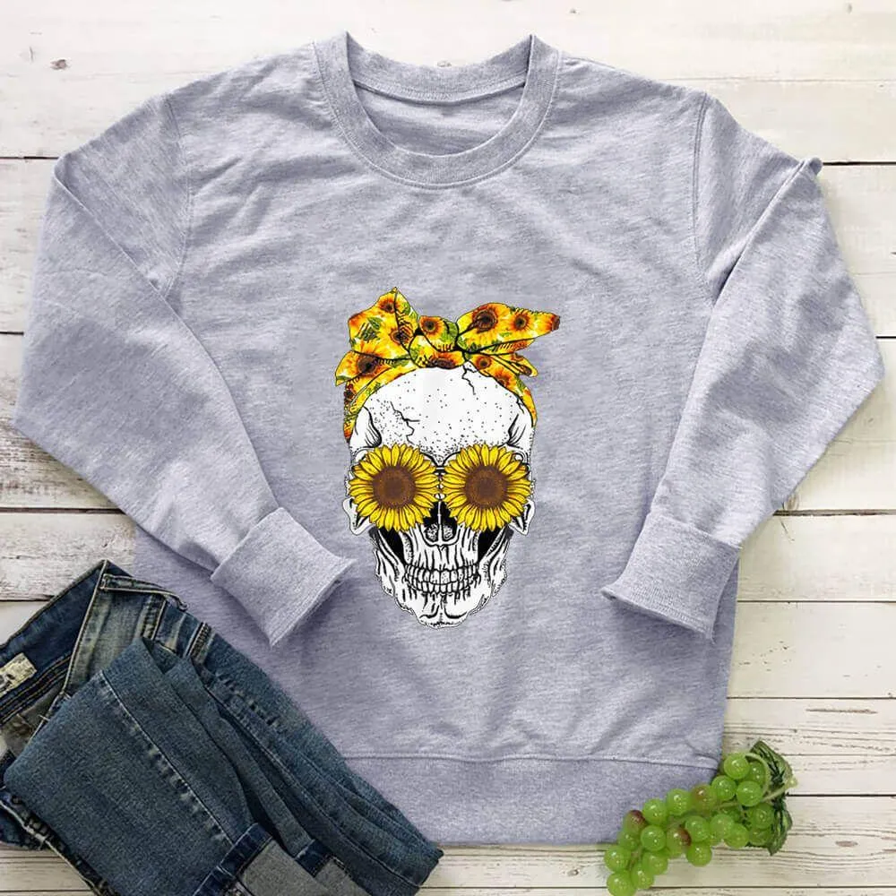 Graphic long Sleeve Shirts Chrysanthemum
