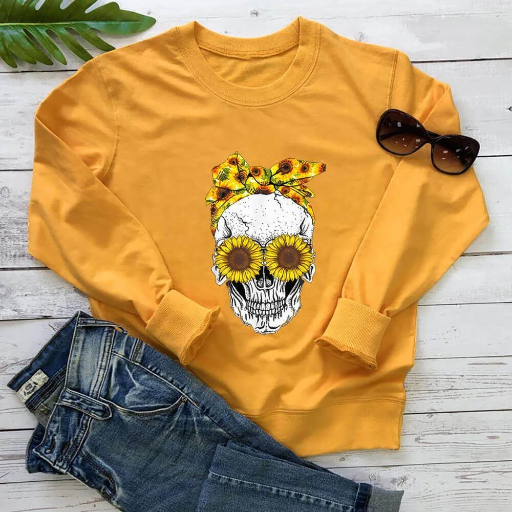 Graphic long Sleeve Shirts Chrysanthemum