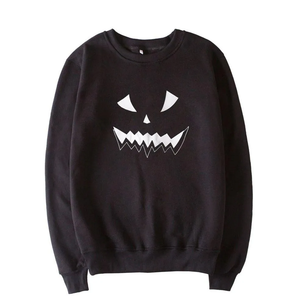Graphic long Sleeve Shirts Smiling