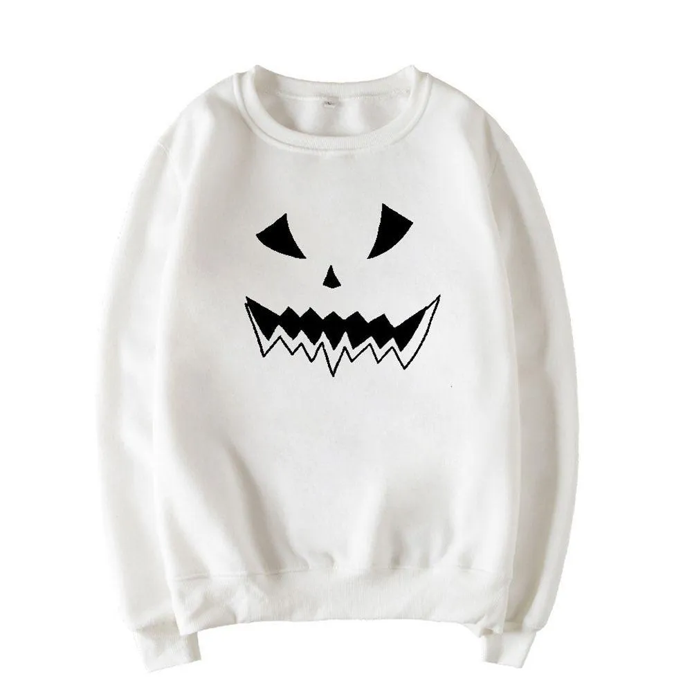 Graphic long Sleeve Shirts Smiling
