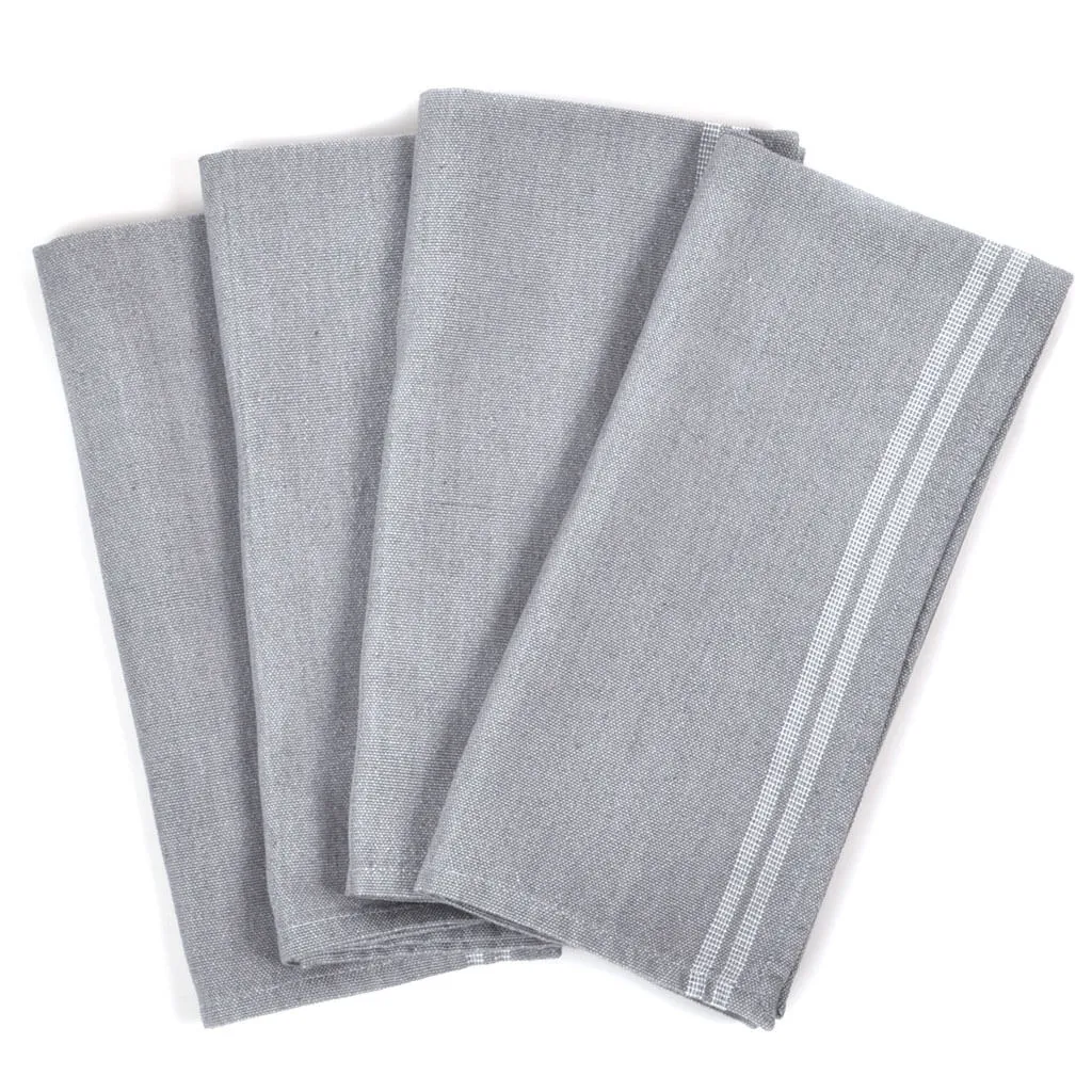 Hand Woven Celebration Napkins | Gray Fog