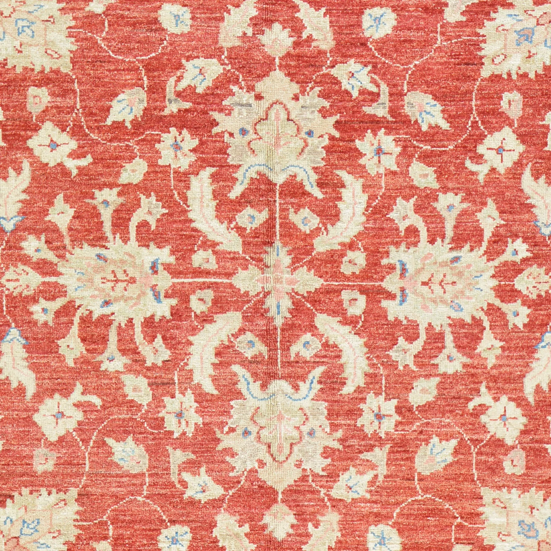 Hand-Woven Turkish Oushak Chobi Design Handmade Wool Rug (Size 6.0 X 6.0) Brral-3927