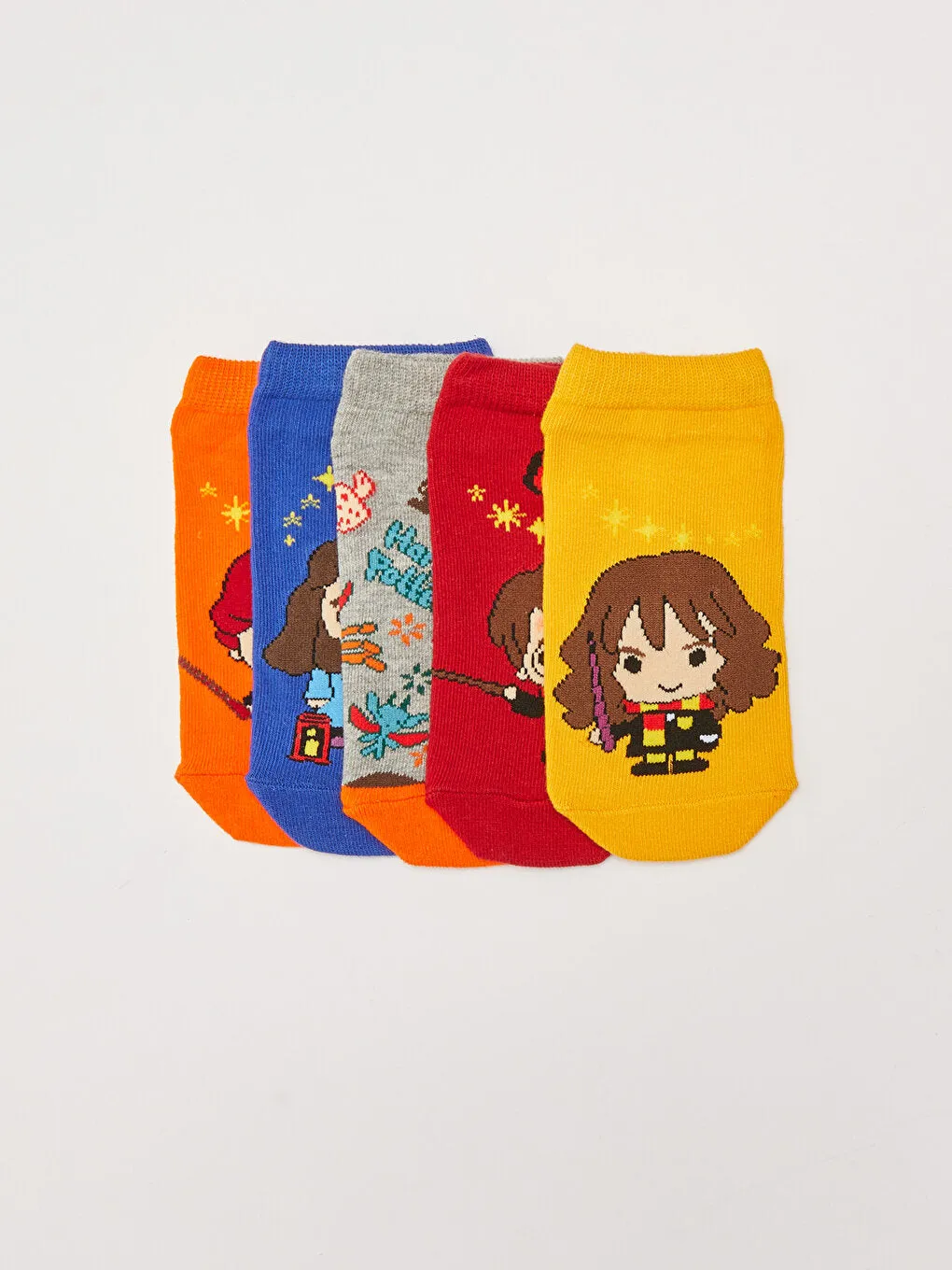 Harry Potter Patterned Boy Booties Socks 5-pack