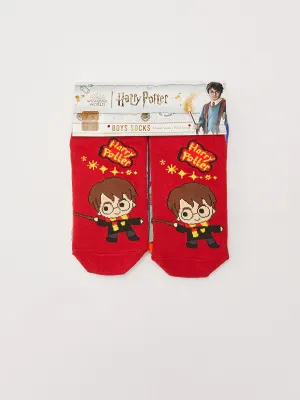 Harry Potter Patterned Boy Booties Socks 5-pack