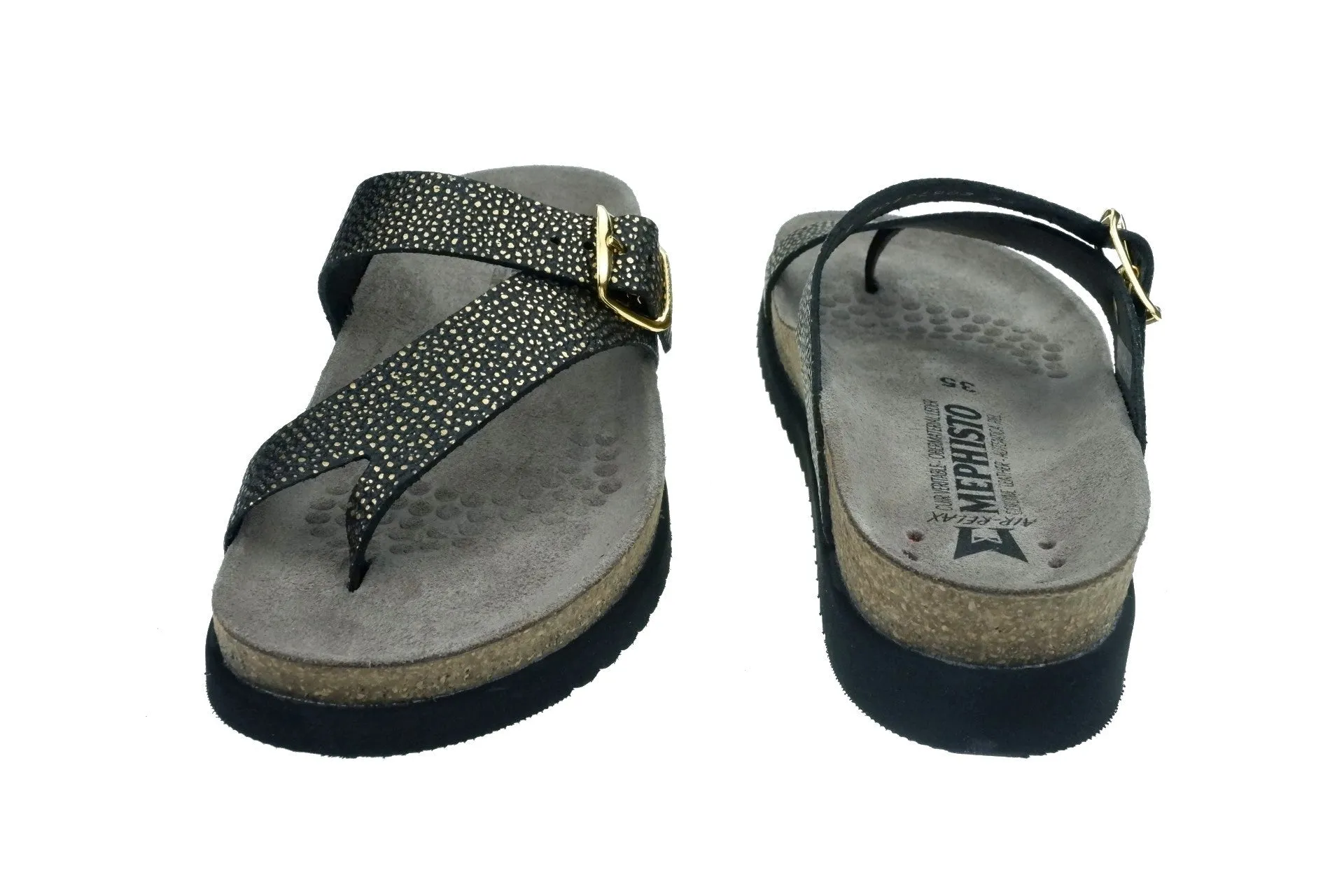 'Helen' women's sandal - Dark gold
