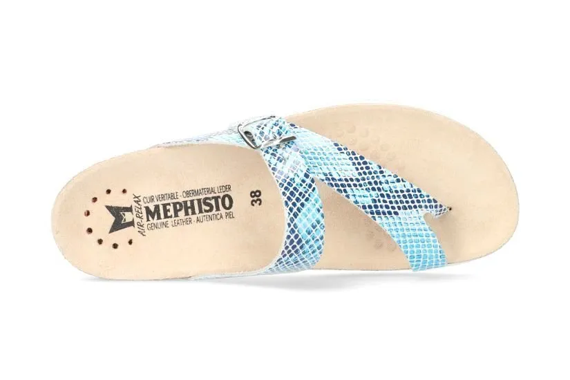 'Helen' women's thong sandal - Blue