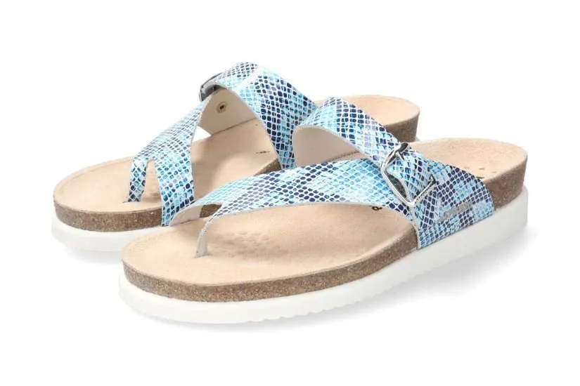 'Helen' women's thong sandal - Blue