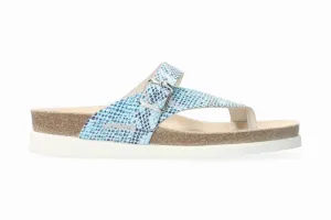 'Helen' women's thong sandal - Blue