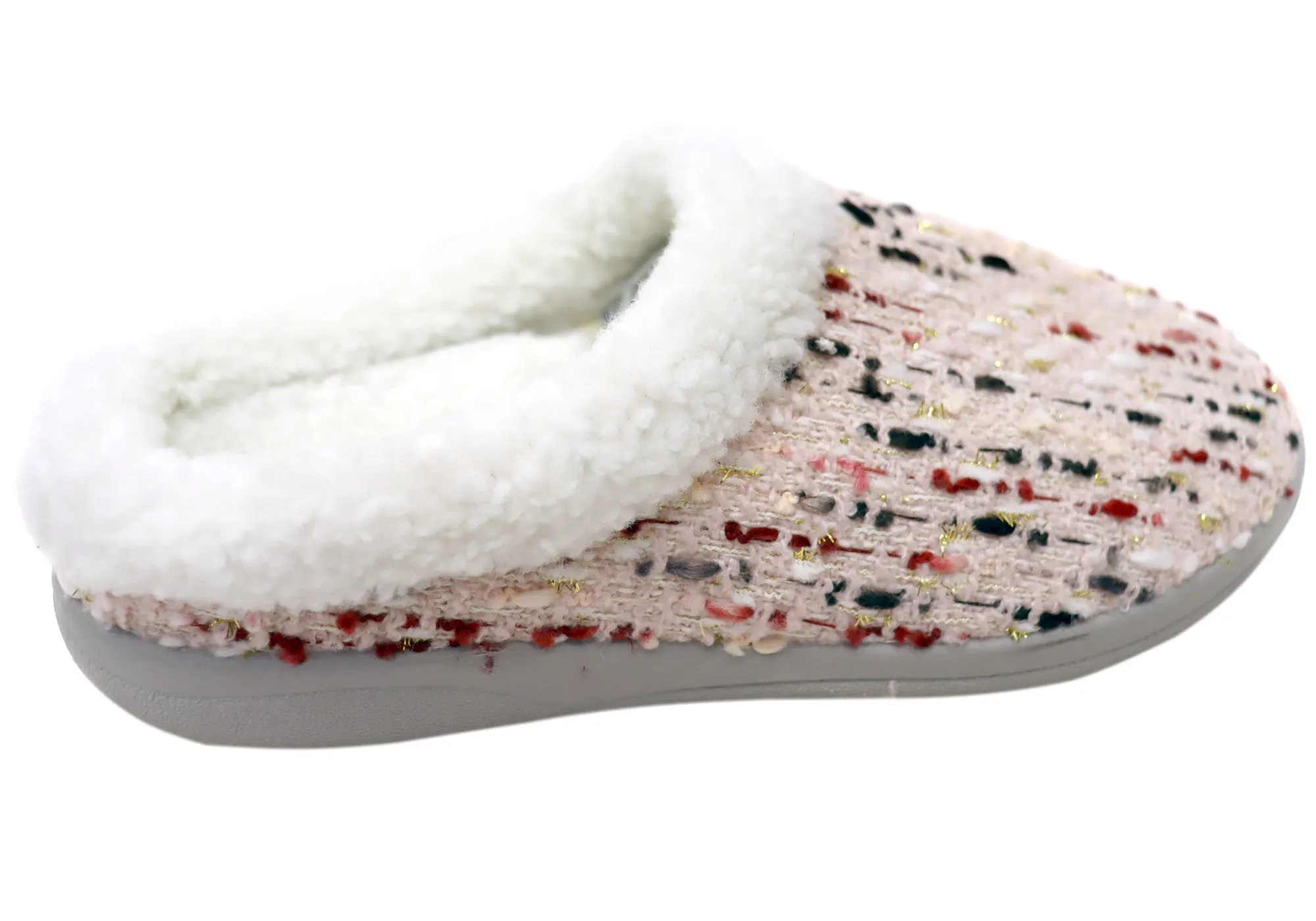Homyped Glade Womens Supportive Comfortable Open Back Slippers