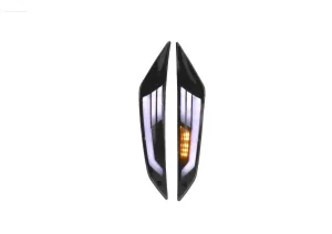 Indicator Kit DMP Sport-1 Front DARK Smoked | PIAGGIO ZIP II/ZIP SP 50cc
