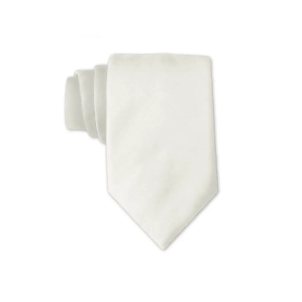 Ivory Charmeuse - Kids' Neckties