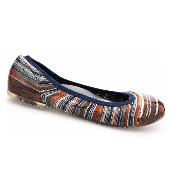 ja-vie santa fe stripe jelly flats shoes
